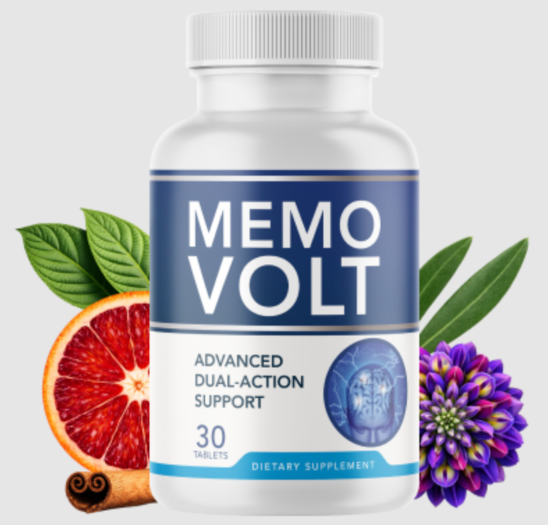 MemoVolt advanced dual-action support supplement bottle